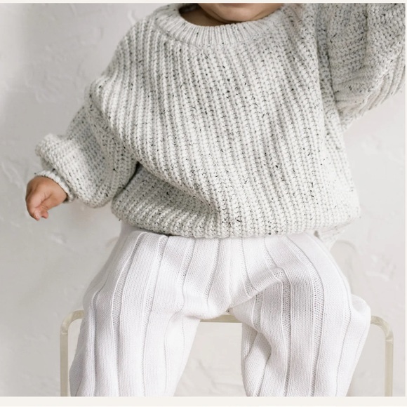 NWT 6/7 OAT & Co Pebble Chunky Knit Sweater & Sprinkle Knit Pant! - Picture 10 of 16